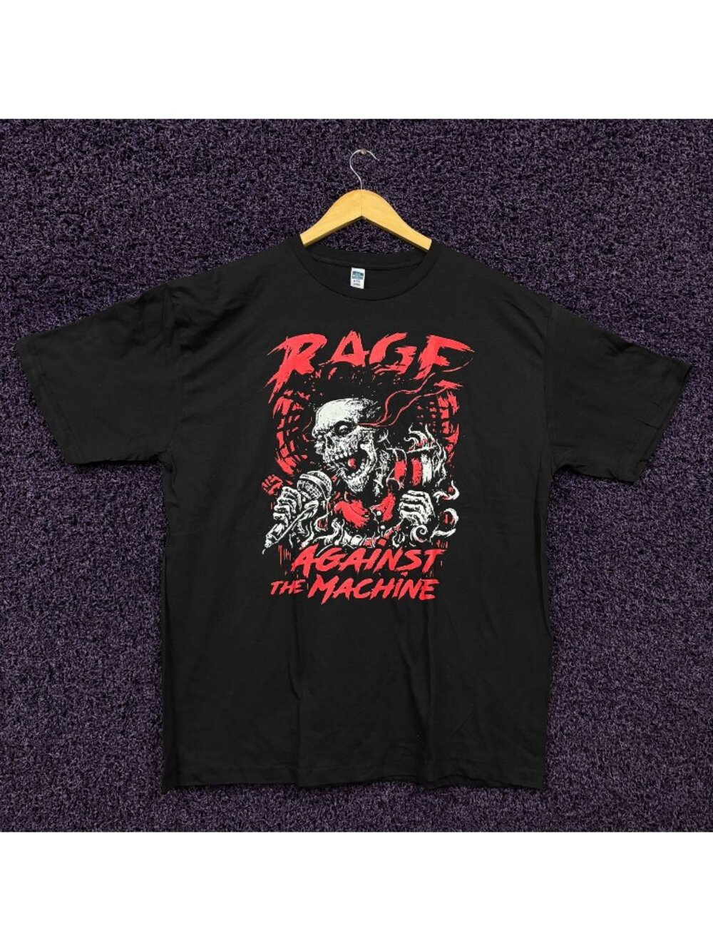 Rage Against the Machine Skeleton Lead Rock Band T-Shirt Size Extra Large